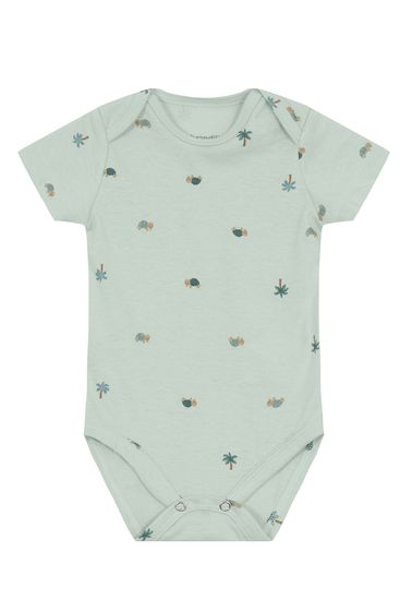 Body bebê menino de tartaruga Brandili Baby - G