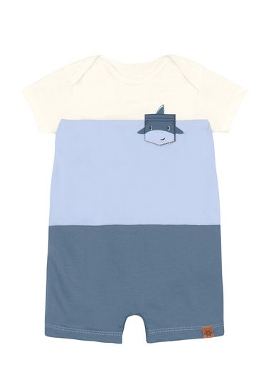 Macaquinho bebê menino de tubarão Brandili Baby - G