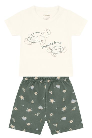 Conjunto bebê menino de tartaruga Brandili Baby - G