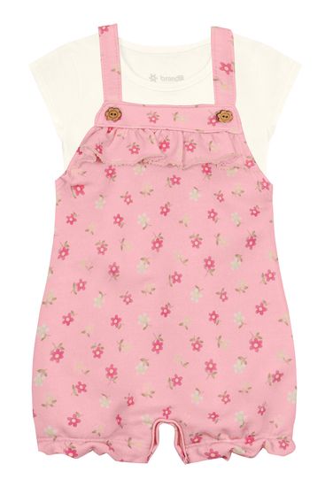 Conjunto bebê menina floral Brandili Baby - G