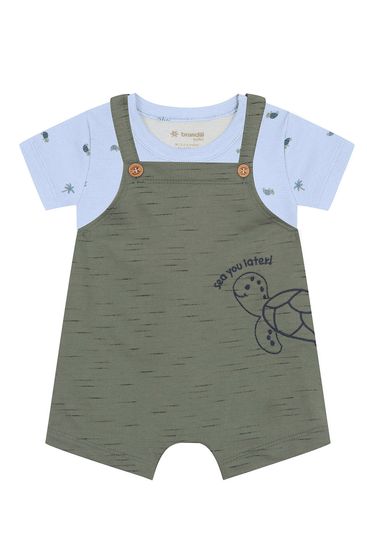 Conjunto bebê menino de tartaruga Brandili Baby - G