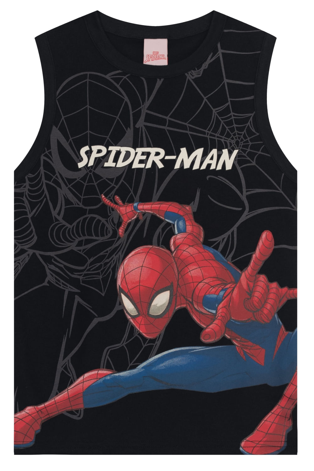 Regata infantil menino do Homem-Aranha brilha no escuro Brandili