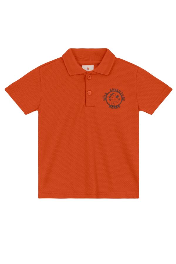 Camisa polo infantil menino com bordado Brandili - 3