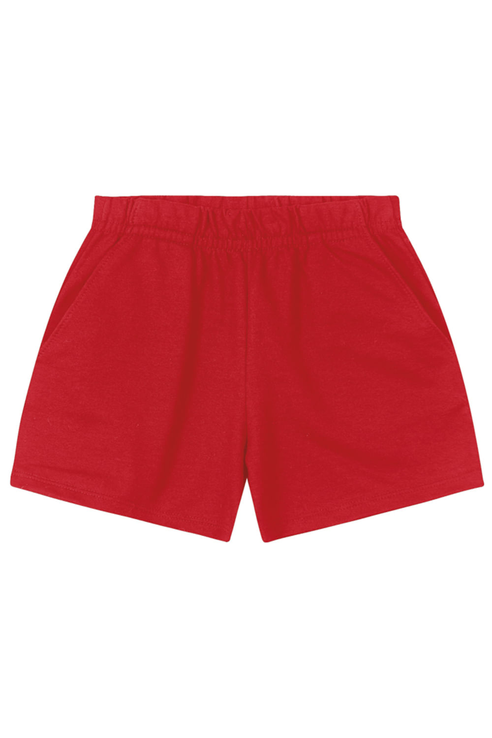 Shorts infantil menina em moletinho Brandili