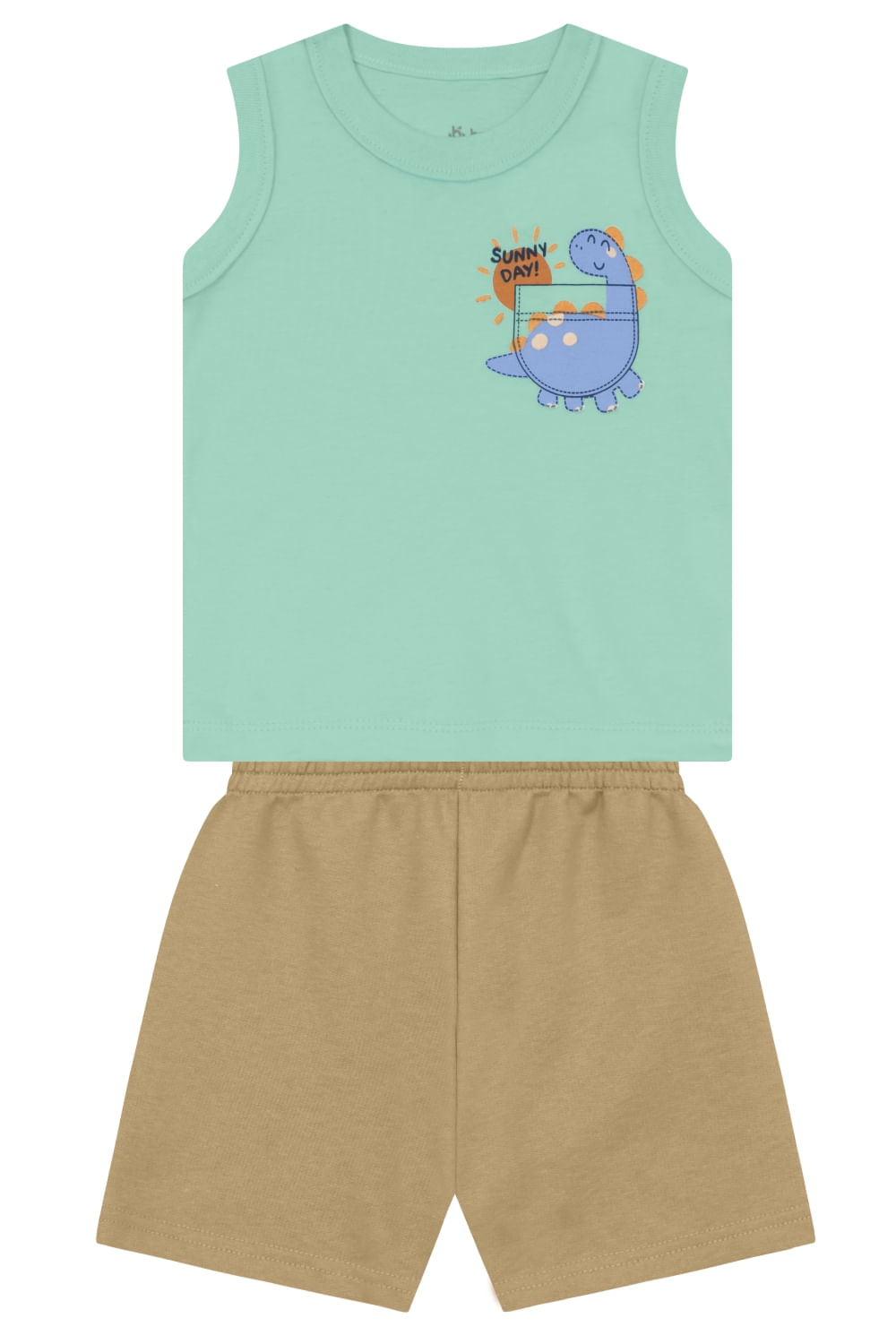 Conjunto bebê menino de dinossauro Brandili Baby