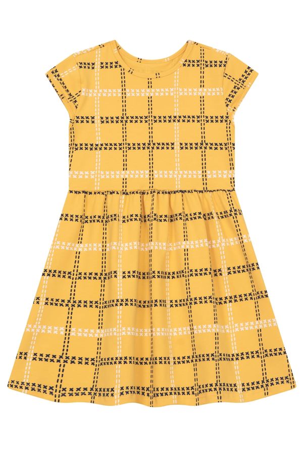 Vestido infantil menina quadriculado Brandili - 8