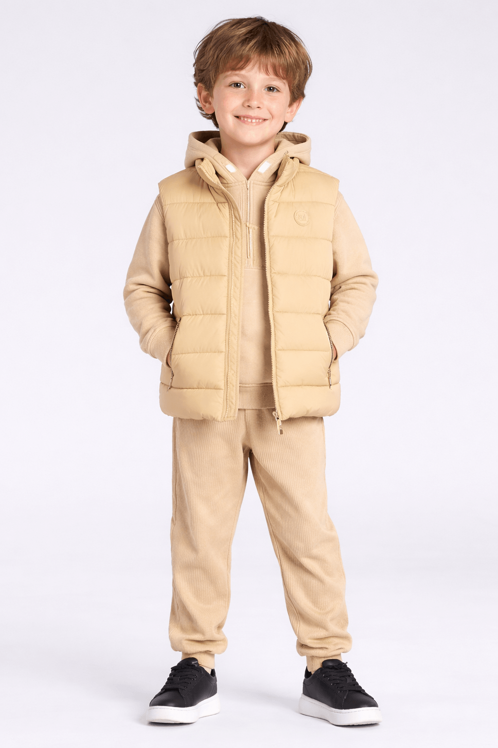 Colete Puffer infantil menino Mundi